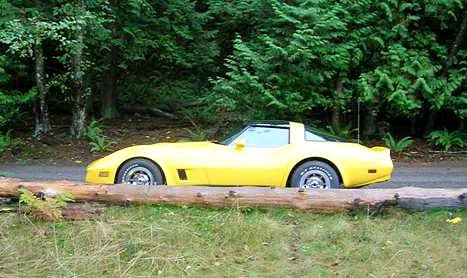 Yellow Corvette Vancouver